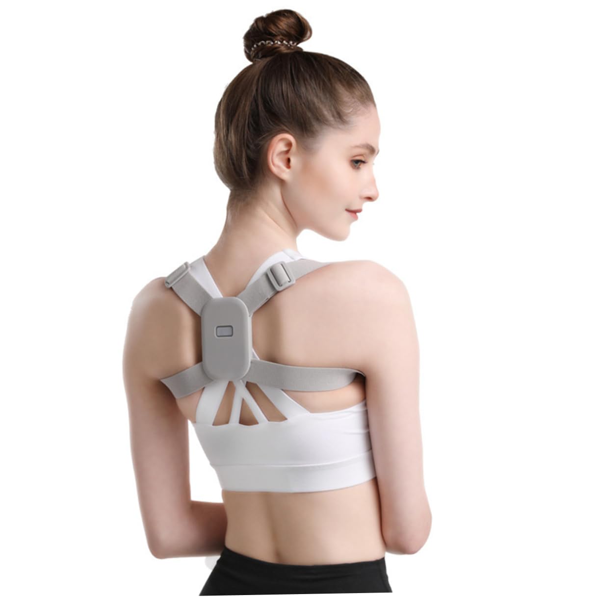 FOMIYES Hunchback Belt Fixed Supporter for Men Women Posture Trainer Elastic for Relief