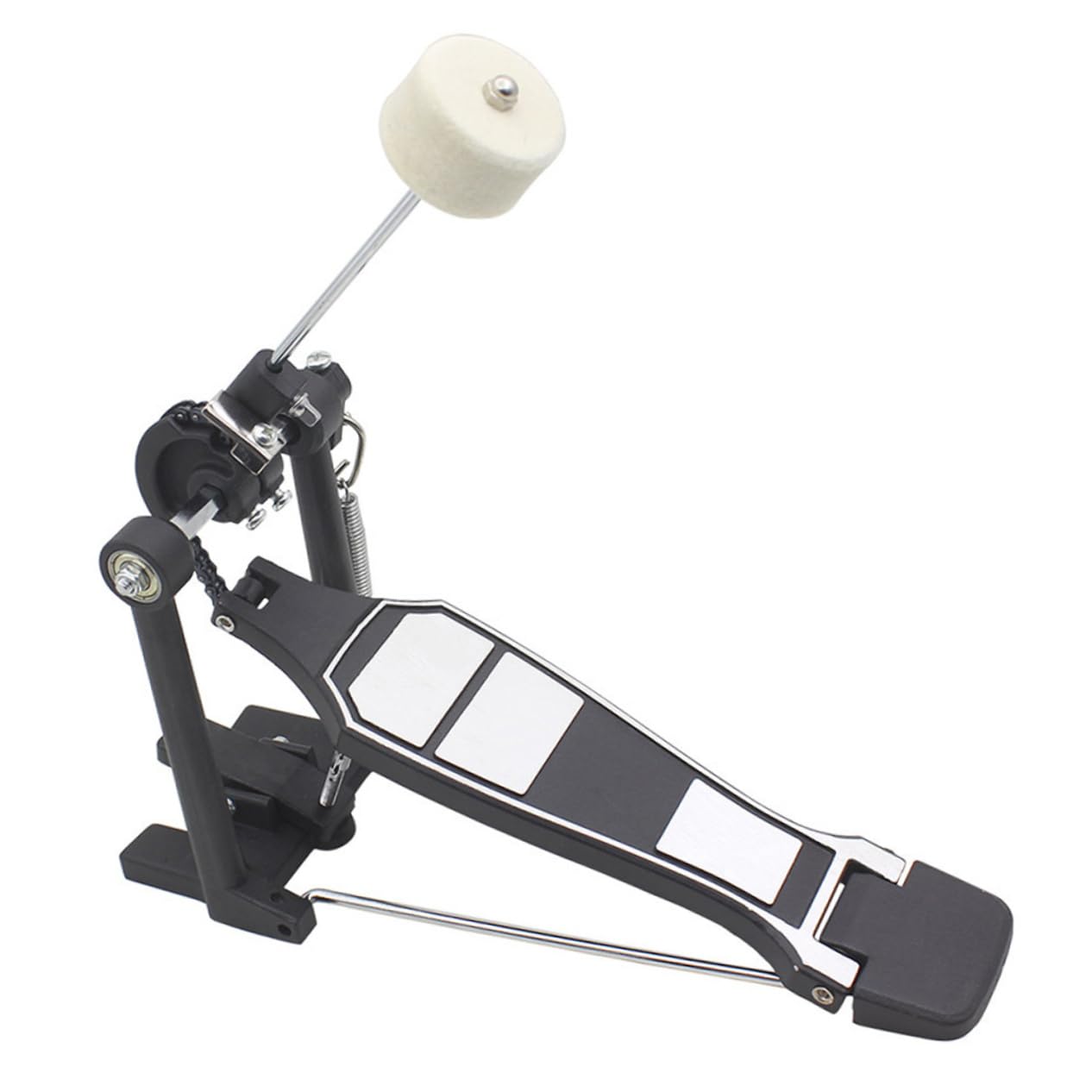 ibasenice Pédale de Grosse Caisse Remplacement Professionnel Pédale de Batterie Structure Robuste Accessoire de Percussion pour Drum Kit | Bavure, Structure Robuste, Design Classique, Accessoire D’entraînement pour Batterie