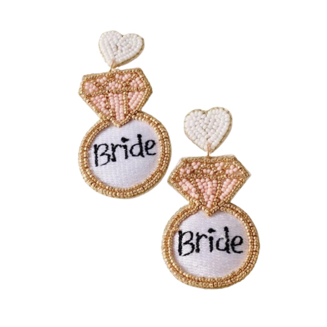 SURAKSHIT HUB Bride Handmade Beaded Earring Fabric And Glass Beads Jewelry For women and girls (Baby Pink & White) Pack of 1 PC (B0D9FQDCSF) Amazon Price History, Amazon Price Tracker