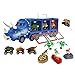 Dan&Dre Jouets de Camion de Dinosaure, Voiture Jouet de tyrannosaure, pour Les garçons Cadeau Dinosaures Transporteur Camion de Stockage de Voiture Jouet poignée Meilleur Jouet à inertie électrique