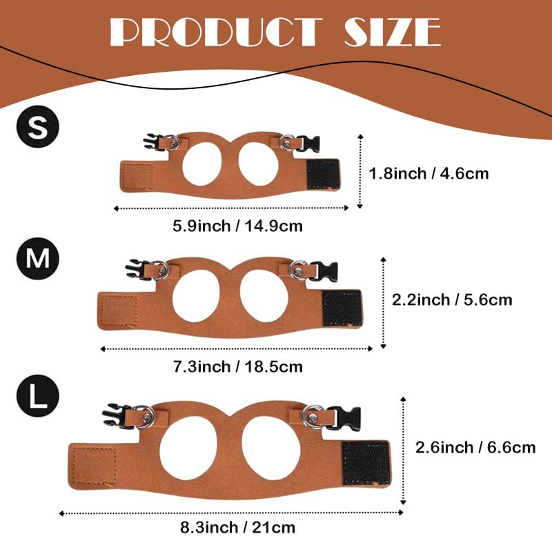 Image of Bearded Dragon Leash - 3 Sizes Pack Reptile Outing Adjustable Soft Leather Lizard Harness with Retractable Leash Small Animal Traction Rope Walking Vest Accessories for Bearded Dragon Leash(Camel)