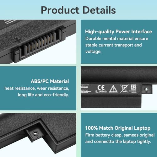 K KYUER 45Wh A41-D17 Batterij voor Medion Akoya E7411 E7415 E7416 E7417 E7418 E7419 E7420 E7421 E7421 E7423 E7424 E7425 P7637 P7639 P7641 P7645 P7653 Erazer P7640 P7643 P7644 P7647 P7648 P7651 P7652 - Afbeelding 6