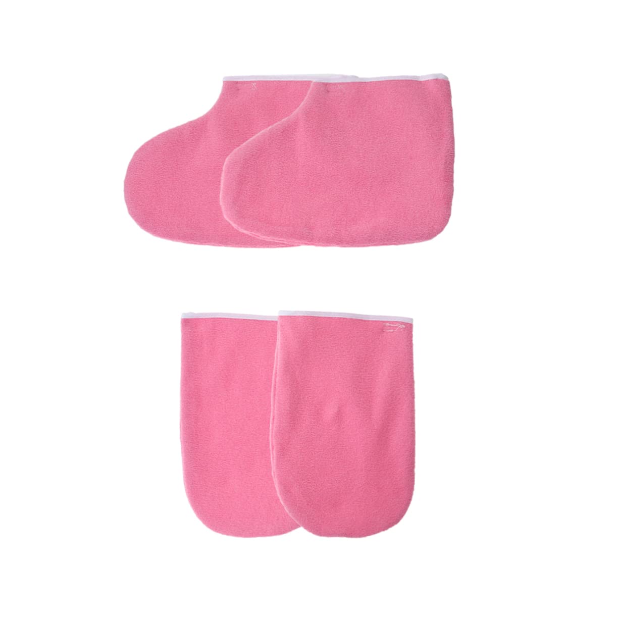 FOYTOKI Thermal Gloves for Nail Care Paraffin Wax Mitts Washable Cloth Booties