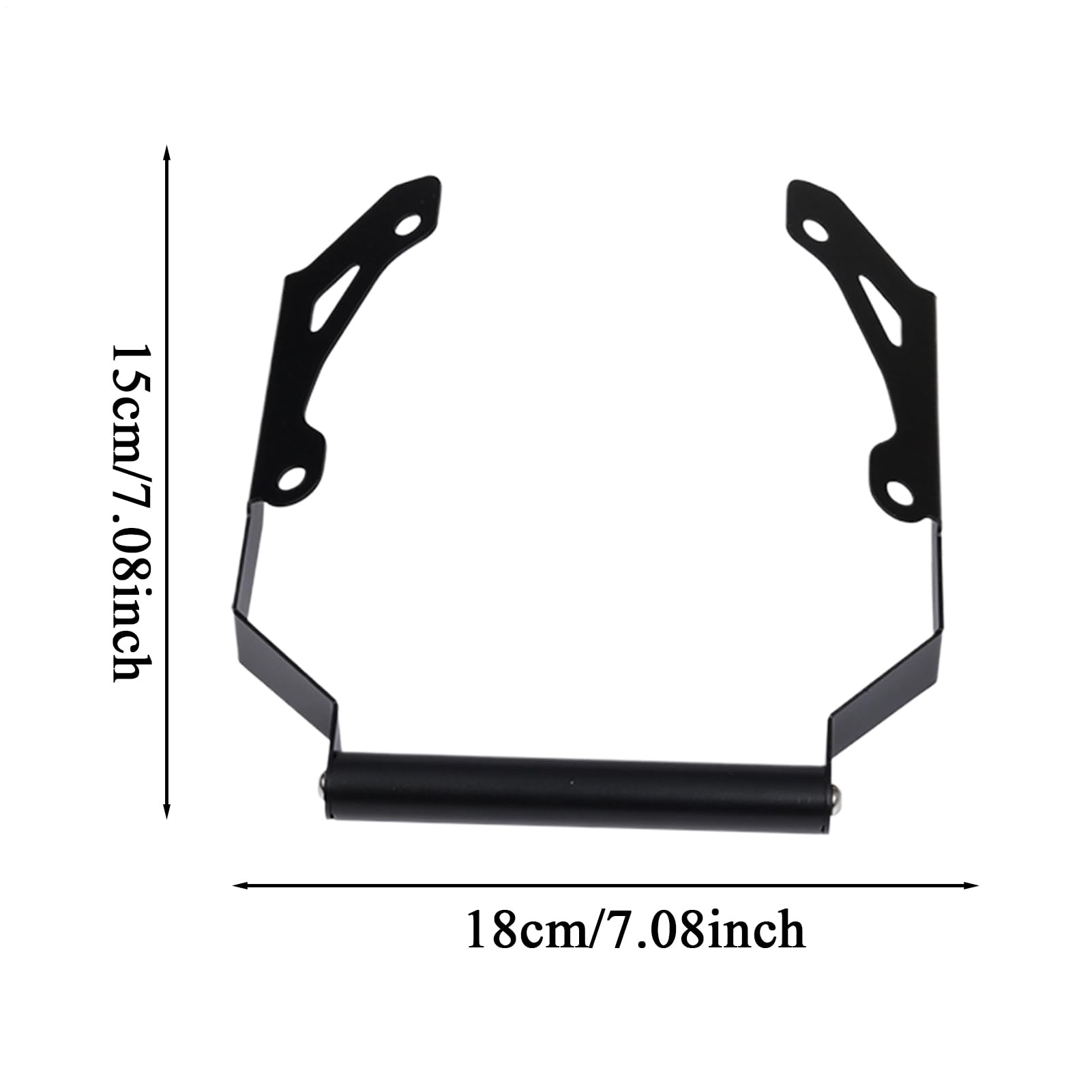 Generico Porta Telefono Per Motocicletta Supporto GPS in Alluminio per Moto | Barra Di Espansione, Porta Smartphone, Supporto Gps Per Moto