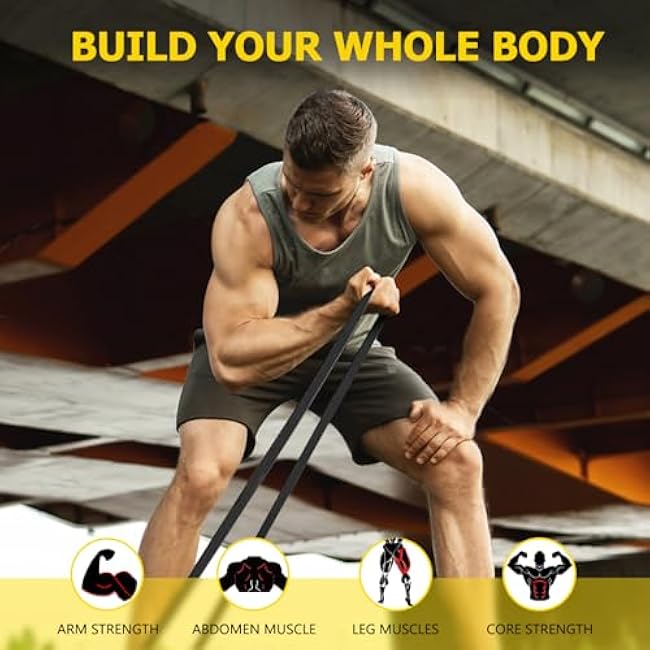 Pull Up Bands, Resistance Bands, Pull Up Assistance Band Exercise Bands for Men & Women Working Out, Body Stretching, Physical Therapy, Muscle Training