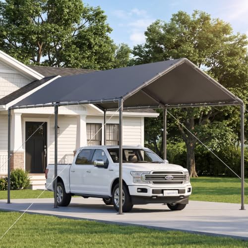 10x20 FT Heavy Duty Carport Car Tent Car Canopy Storage...