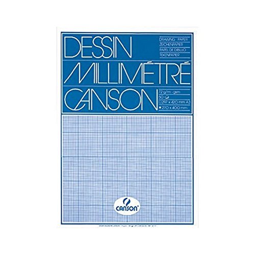 Canson - Carta opaca millimetrata Canson - A3 - 72...