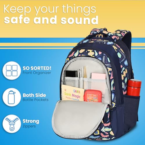 Image of BEAUTY GIRLS BY HOTSHOT FLORAL 1594|SCHOOL BAG|TUTION BAG|COLLEGE BACKPACK|LARGE SIZE|WATER RESISTANT|19 INCH|FOR GIRLS & WOMEN|36 LITERS BACKPACK
