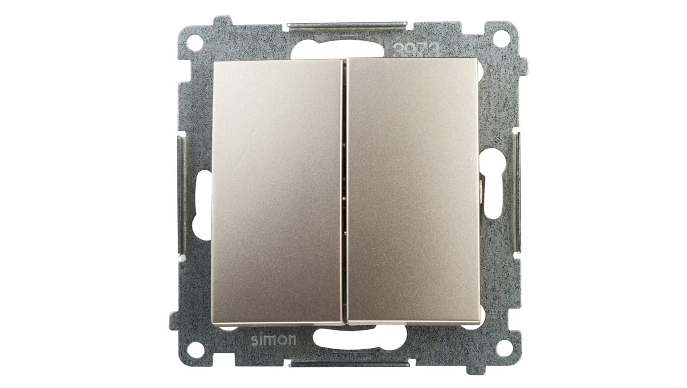 Kontakt-Simon Gold Dw5.01/44 Elektro-Messer, Farben, Kunststoff, Ip20, Ip44, 250 V, 10 A, 75 Mm