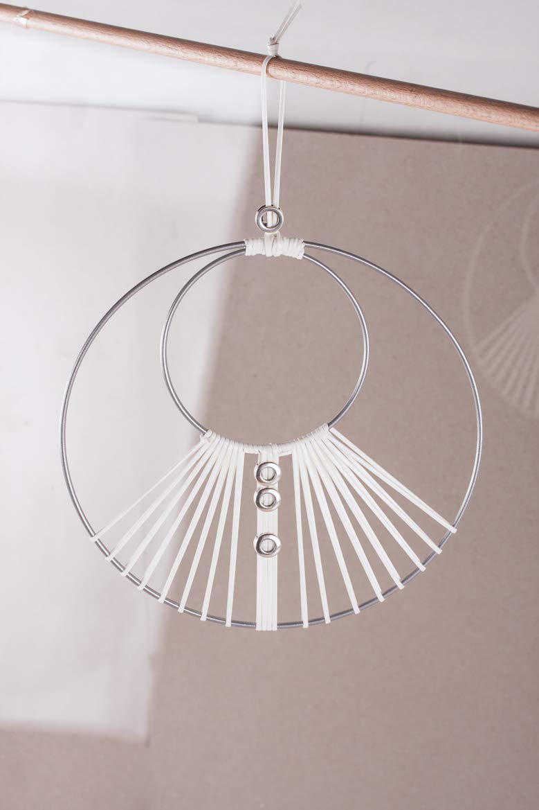 18 Pièces Cercle Métal, Cercle Attrape Reve Argenté, Anneaux