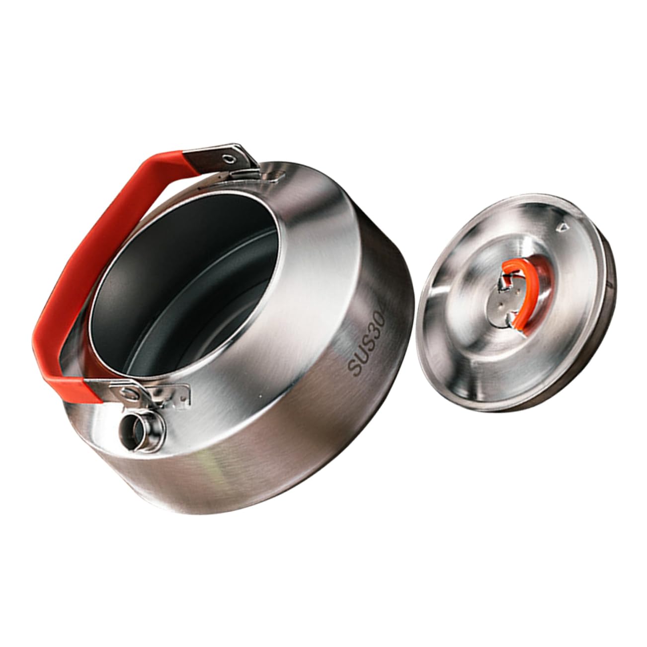 NAMOARLY Wear-resistant Water Pot Kitchen Tea Kettle Stainless Steel Outdoor Kettle