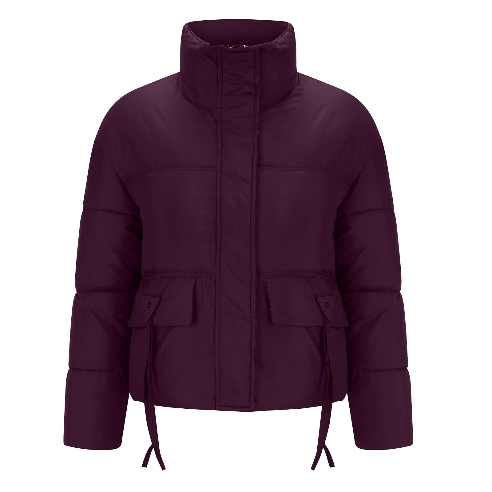 Winterjacke Damen Warm Wintermantel Casual Steppjacke Winter Mantel