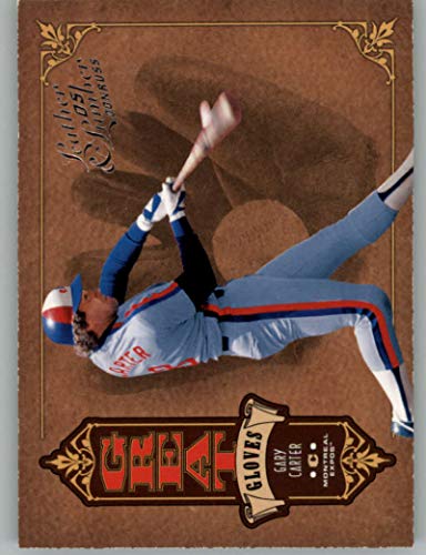 2005 Donruss Leather and Lumber Great Gloves #GG-2 Gary Carter /2000 Montreal Expos Baseball MLB