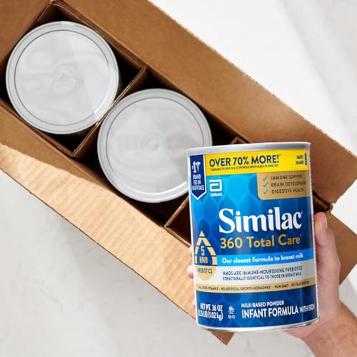 Similac 360 Total Care Baby Formula Powder, Exclusive 5 Prebiotic Blend - image 7