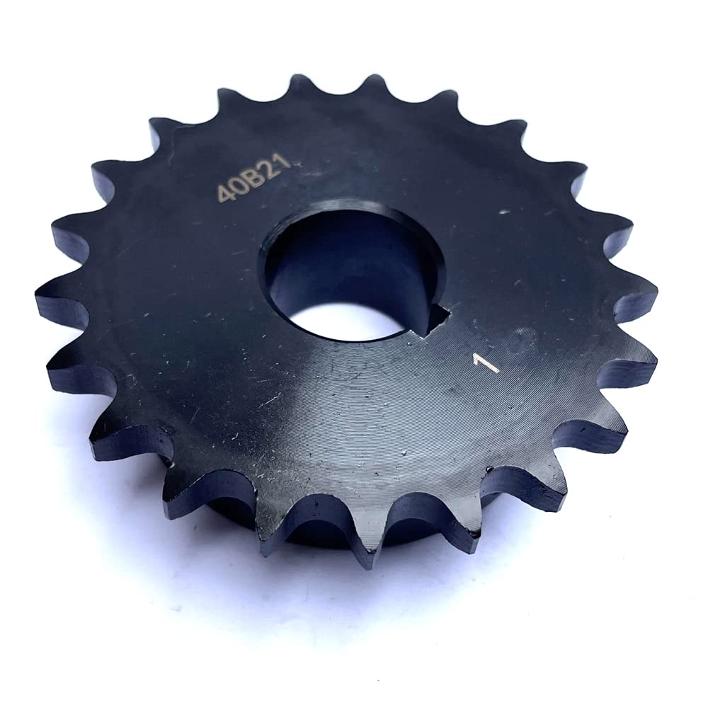 #40 Roller Chain Sprocket B Type 1" Bore Rust Prevention Hardened 21 Tooth — Amazon image 5