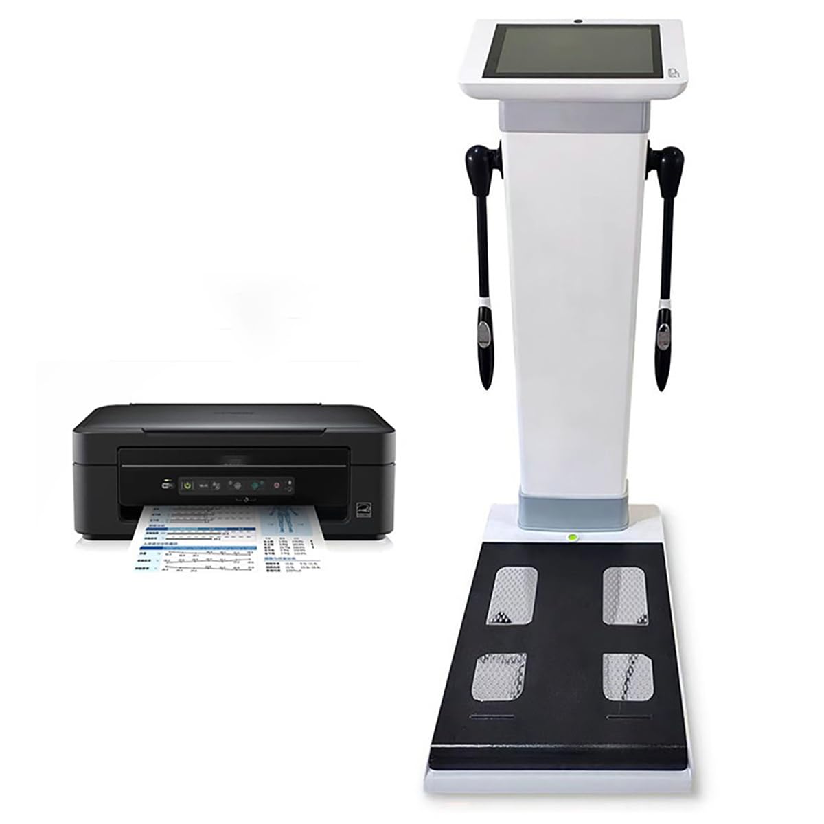 Máquina de análisis de bioimpedancia táctil HD de 10,1 pulgadas, analizador inteligente de composición corporal, análisis de medición, máquina de prueba de grasa, analizador humano, escáner corporal i