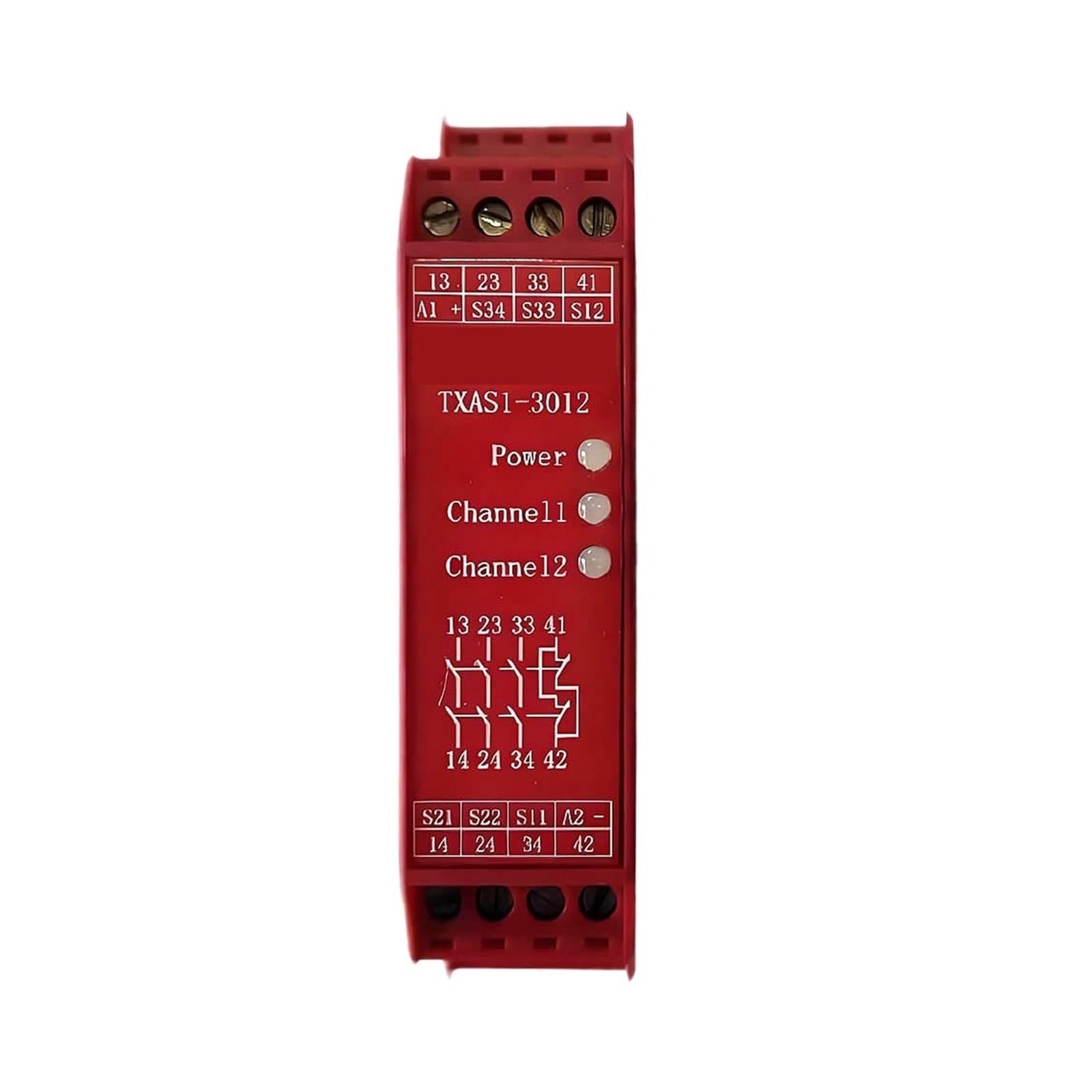 NACODLUL TXSA1-3012 24V Relay Module 3-Channel NO 1-Channel NC Output