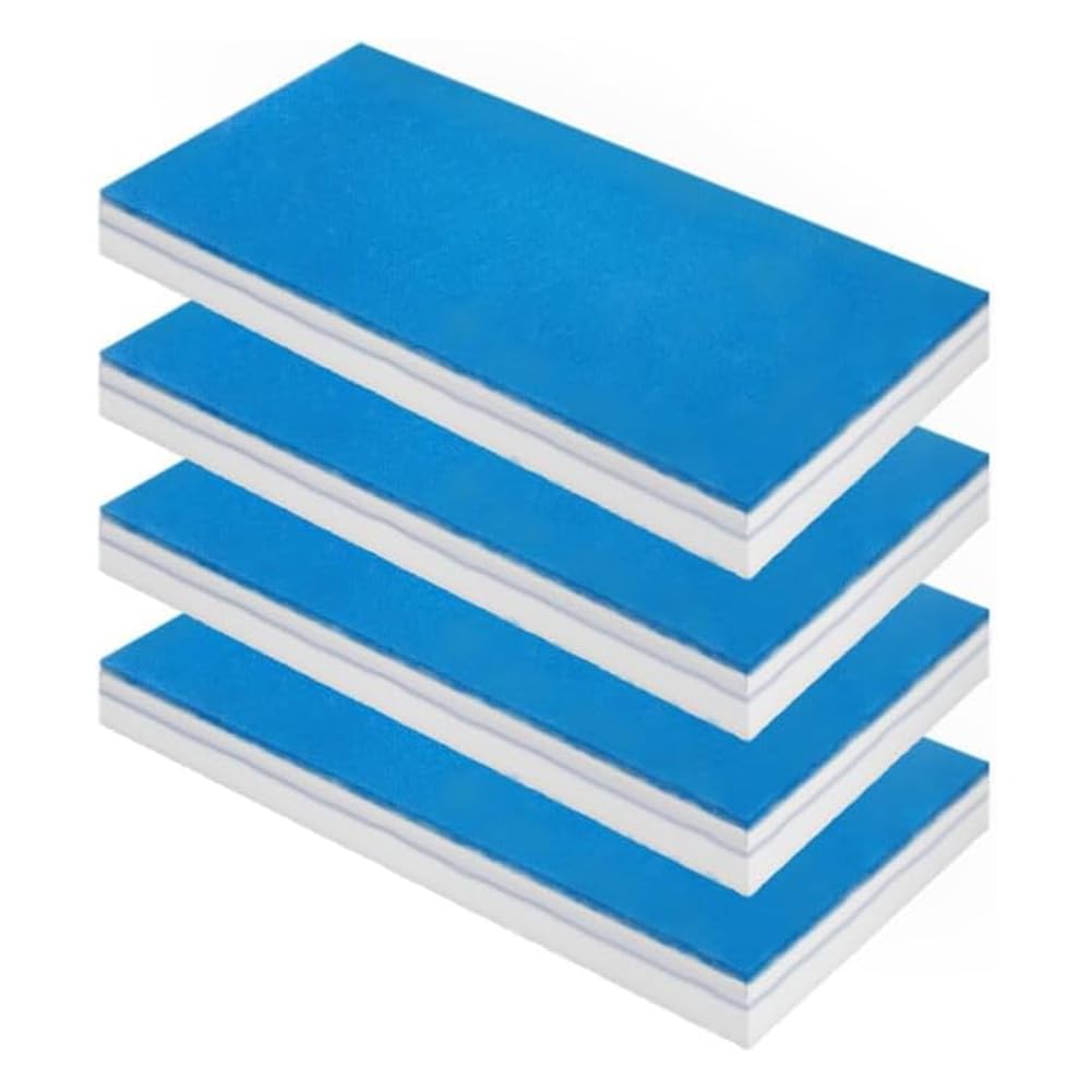 Littimoon for Replaceable Airbrush Booth Filters- 4 Pieces Paint Booth Filters, Portable Sprays Booth Filter, Paint Booth Exhaust Filters