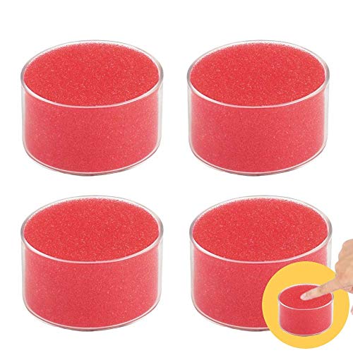 1InTheOffice Sponge Cup Moistener,Fingertip Paper Moistener,Finger Moistener For