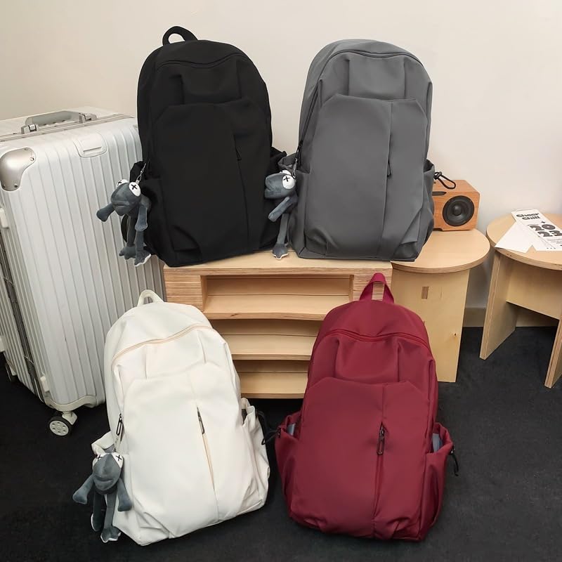 Image of JKaur Couple Schoolbags | Large Capacity Backpack for Junior School Boys & College Girls | Simple & Fashionable