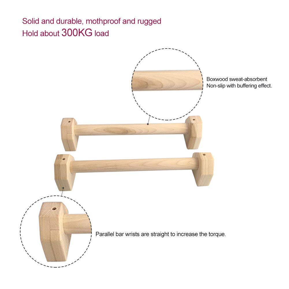 1 paio di 50 cm a forma di H flessioni aerobica invertito personalizzato bipolare push-up telaio estensione barre parallele