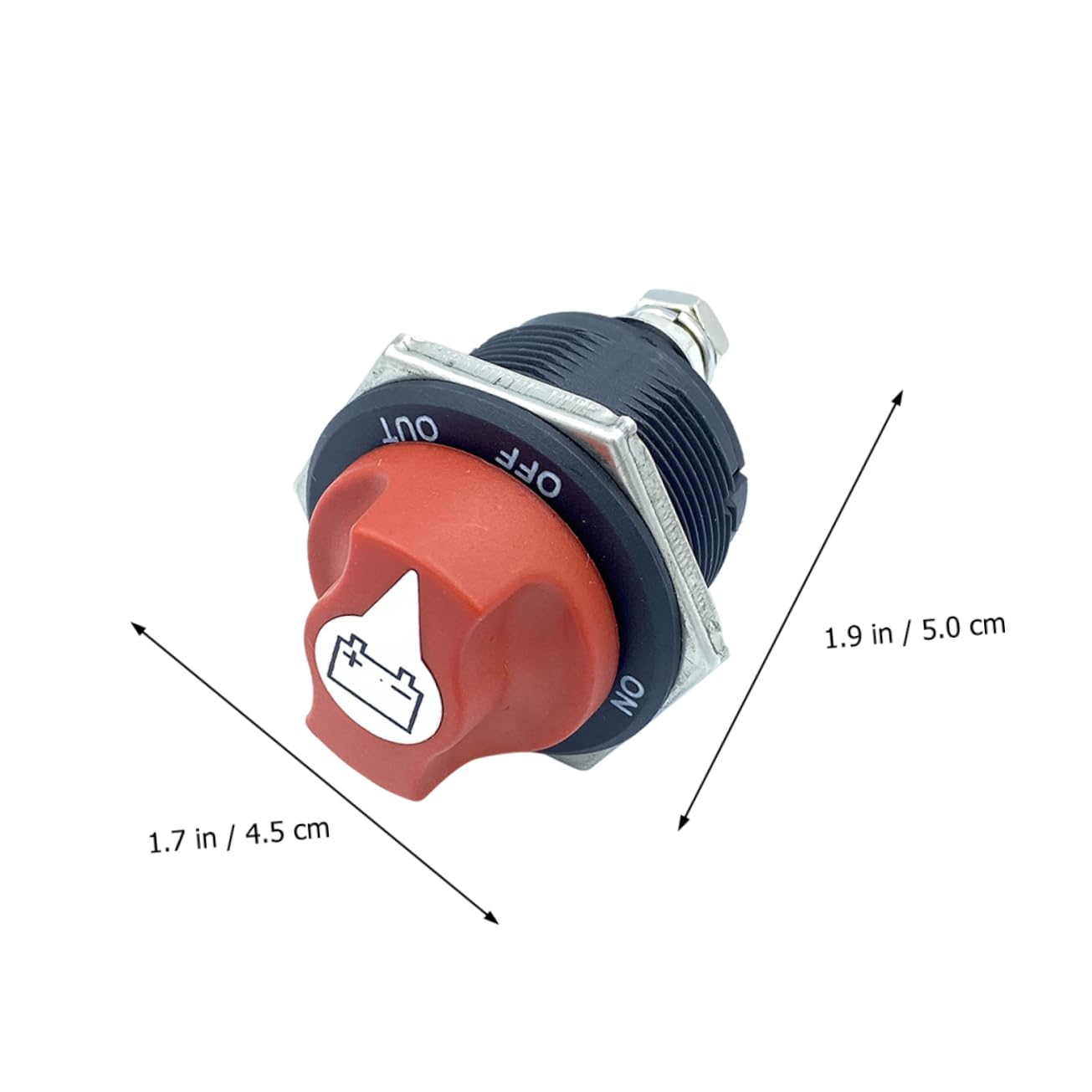 JECOMPRIS Car Battery Quick Disconnect Switch 12v-24v Main Power Cut-Off Isolator for