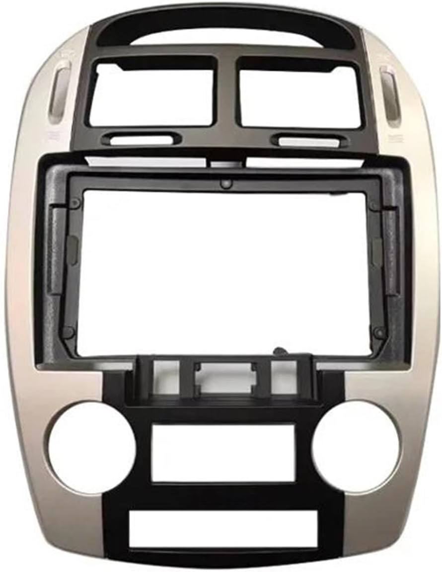 に適合する キア・セラト 2006-2012 カーラジオオーディオ 2DINアダプターx ダッシュボードフェイシア DVDプレーヤー