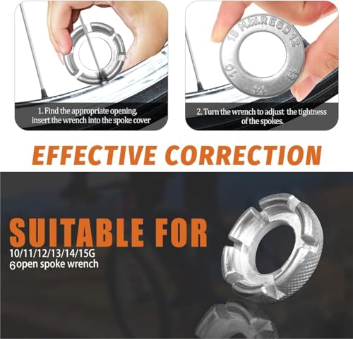 Image of ONBICLE Bicycle Repair Tool Set Chain Cutter Crank Puller BB Tool Sprocket Removal Spoke Nipple Key 5pcs Set Combo