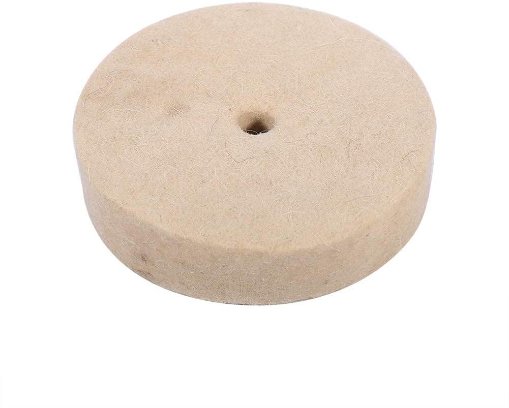 Roue En Coton Pour Polissage/lustrage Augusta - Ø 100 X 45 Mm - Centre En Bois - Neuf Avec étiquettes