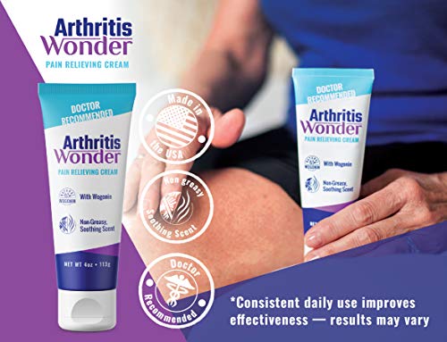 Pain-Relief-Cream-4-oz--Arthritis-Pain-Relief-Cream-for-Hand-Knee-Foot-and-Wrist-Joints--Fast-Acting-Deep-Penetrating-Non-Greasy-Formula-with-Natural-Wogonin