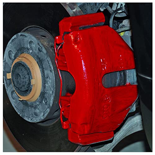 Foliatec Bremssattel Lack Set, Hitzebeständig, Komplettsatz für 4 Bremssättel, Racing Rosso, 7-teiliges Set – Bild 7