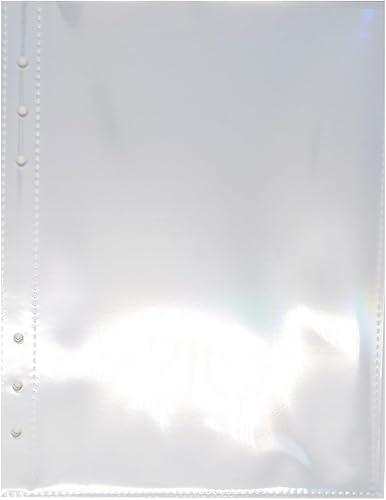 Miniatura 3 de 6 agujeros de PVC transparente con holograma y estrella, bolsillos para archivar hojas sueltas, carpeta de documentos, protector de hojas de página