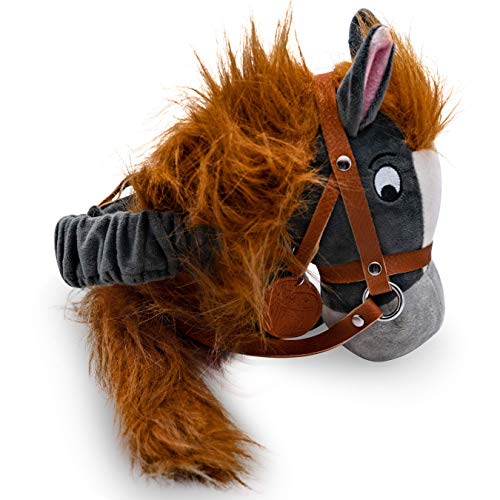 Papap Pony Original Handsfree Hobby Horse: Reimagined Stick Horse (Children Age 2-5) Hand-Crafted Plush Riding Toy for Toddlers and Preschoolers