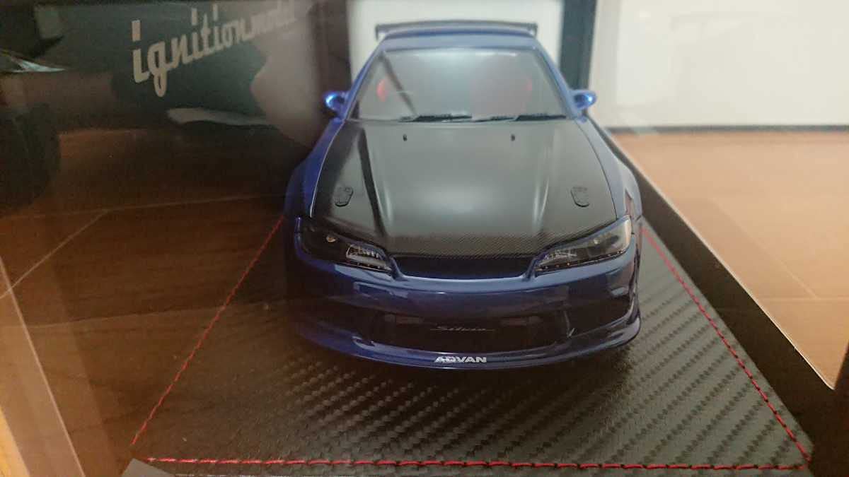Amazon | 1/18 IGモデル限定 VERTEX S15 シルビア ダークブルー