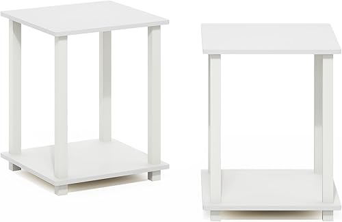 Miniatura 54 de Furinno Simplistic - Juego de 2 mesas auxiliares, espresso/negro Pino ámbar,Ámbar Pino/Negro,Americano/Negro,Nogal negro/marrón,Columbia