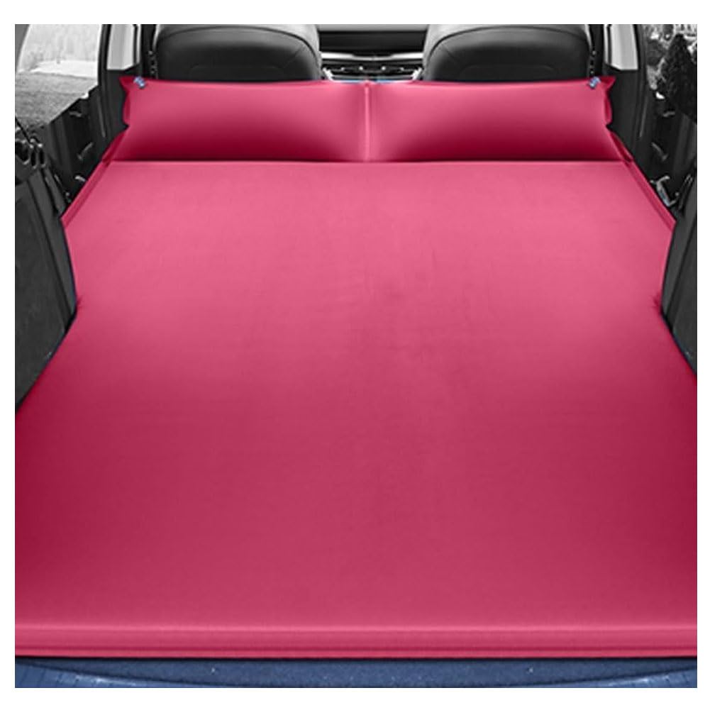 Auto Materasso Gonfiabile per Nissan D22 2011-2022, Materasso ad Aria da Campeggio Bagagliaio Portatile Viaggio Letto Ad Aria Tour Cuscino,E/Red