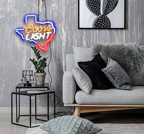Miniatura 3 de Letreros de neón, letrero de neón personalizado, 17 pulgadas (tamaño del marco de metal) letrero de neón para una amplia gama de usos personales.