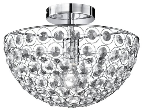 HOLLY Plafonnier 1x60W Chrome