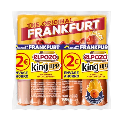 Elpozo Salchichas Frankfurt, Pack de 3 (3x160g)