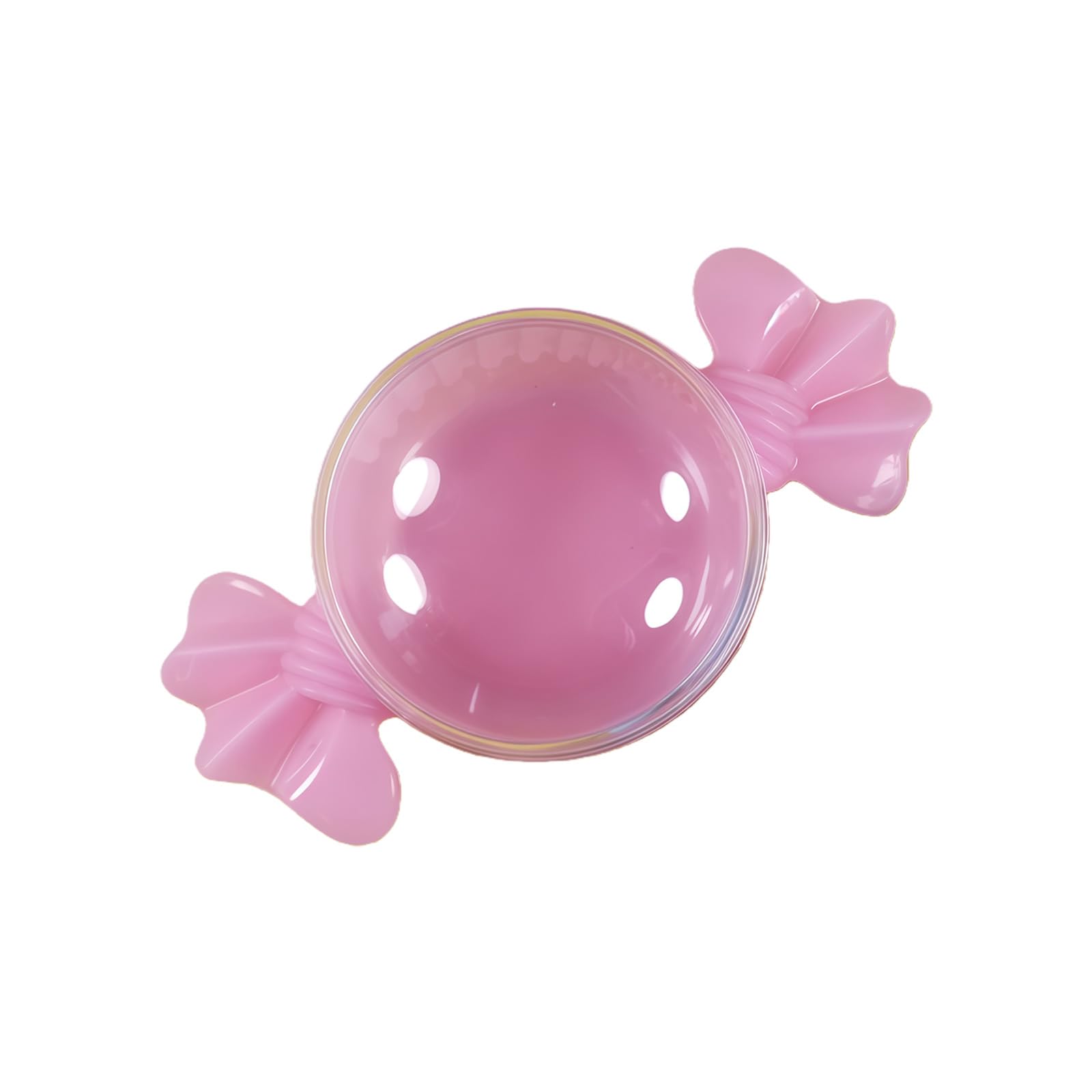 Kaeltsyn Candy Storage Container, Clear Jar Heart-Shaped for Sweets Transparent Heart-Shaped Candy Case