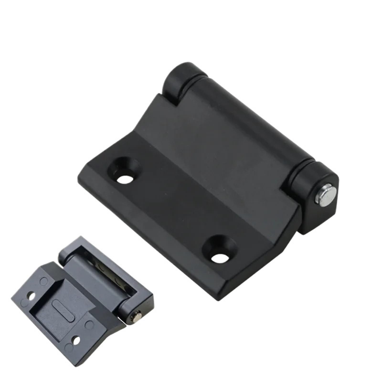 FQJYXWEWL Zinc Alloy Black Hinge Industrial Automation Machinery Cabinet Chassis Communication Equipment Door 1Pcs
