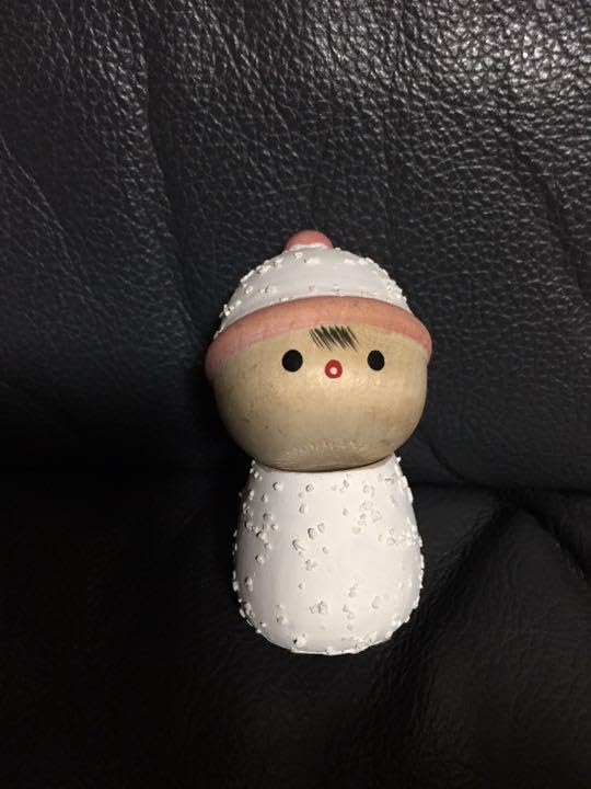 Amazon.co.jp: 丸山峰月 こけし 雪っ子 2体セット 近代こけし : 文房具