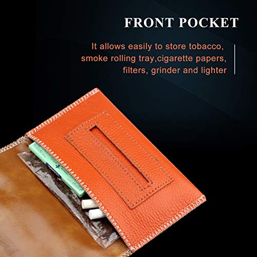 Bolsa para Tabaco Estuche for Tabaco de Pipa Plegable con Portapapeles 6