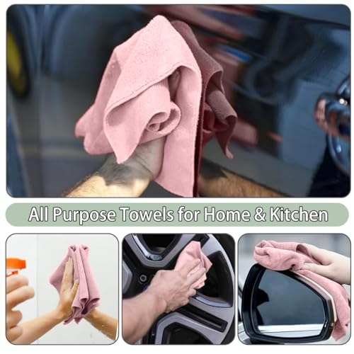 Kitchlife MFT-PINK-1 Microfiber Cleaning Cloth Roll - Tear Away Towels, Reusable Washable Rags, 20 Sheets, For Kitchen Car Drying Dishes thumb #6