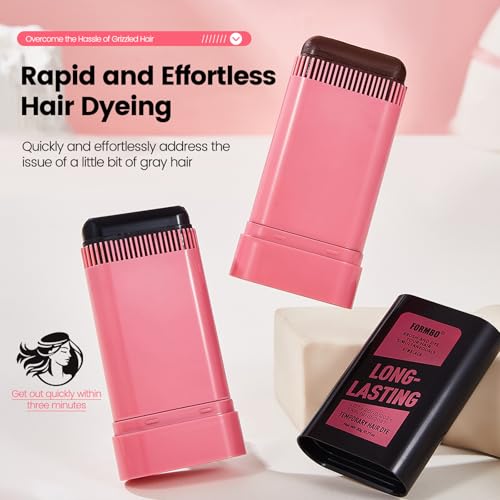 Hair Color Comb Long Lasting Root Touch Up Temporary Dye Instant Gray Cover for Men and - image 7