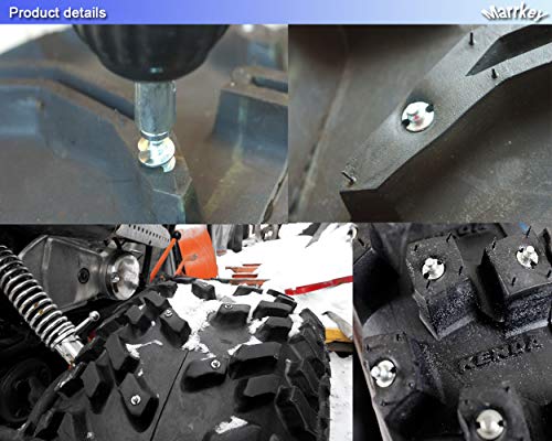 image for Marrkey Tires Studs/Screw Snow Carbide Spikes/Wheel Tyres Studs for Ra