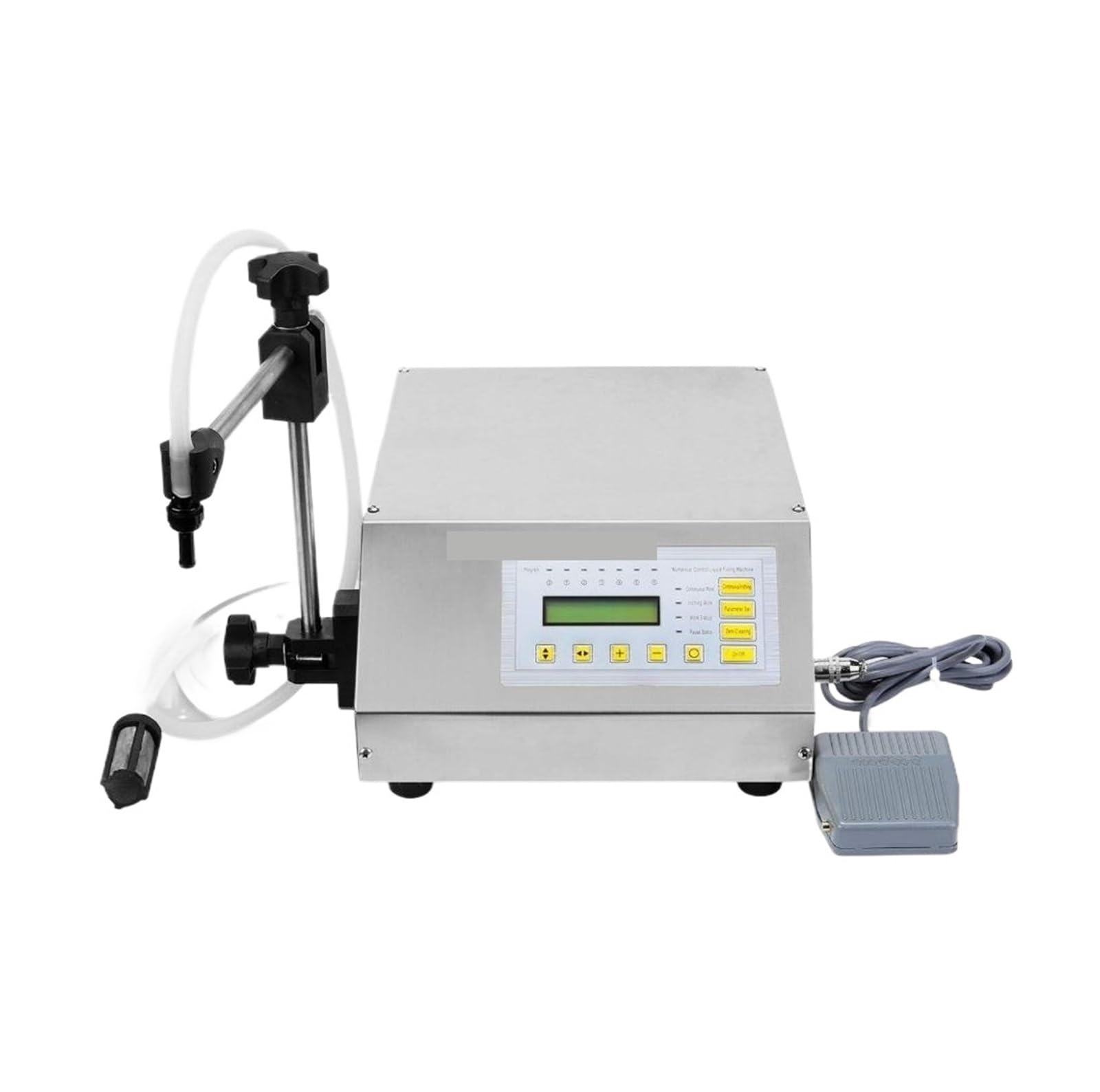 Kongmm One Color Liquid Filling Machine, Manual Electric Digital Control Pump Water Drink Perfume Liquid Filling Sealing Machine(5-3500Ml) Oil Wine Milk Juice