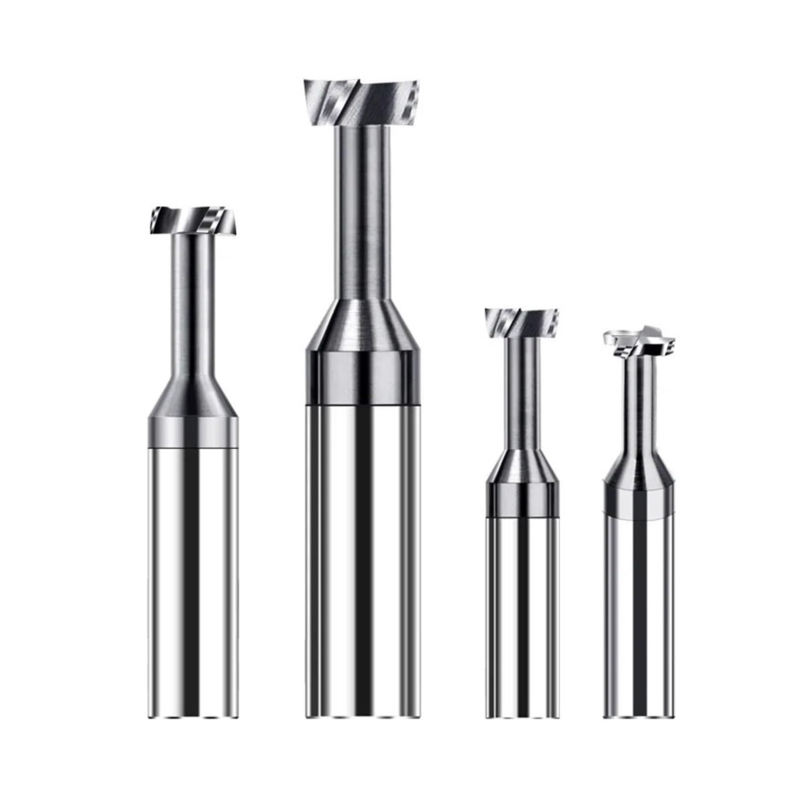 1 Uds. Herramientas de fresado con ranura en T de carburo-fresas de aleación de acero de tungsteno for mecanizado de metales-para ranurado y ranurado en T(4x2.6xD4x50L)