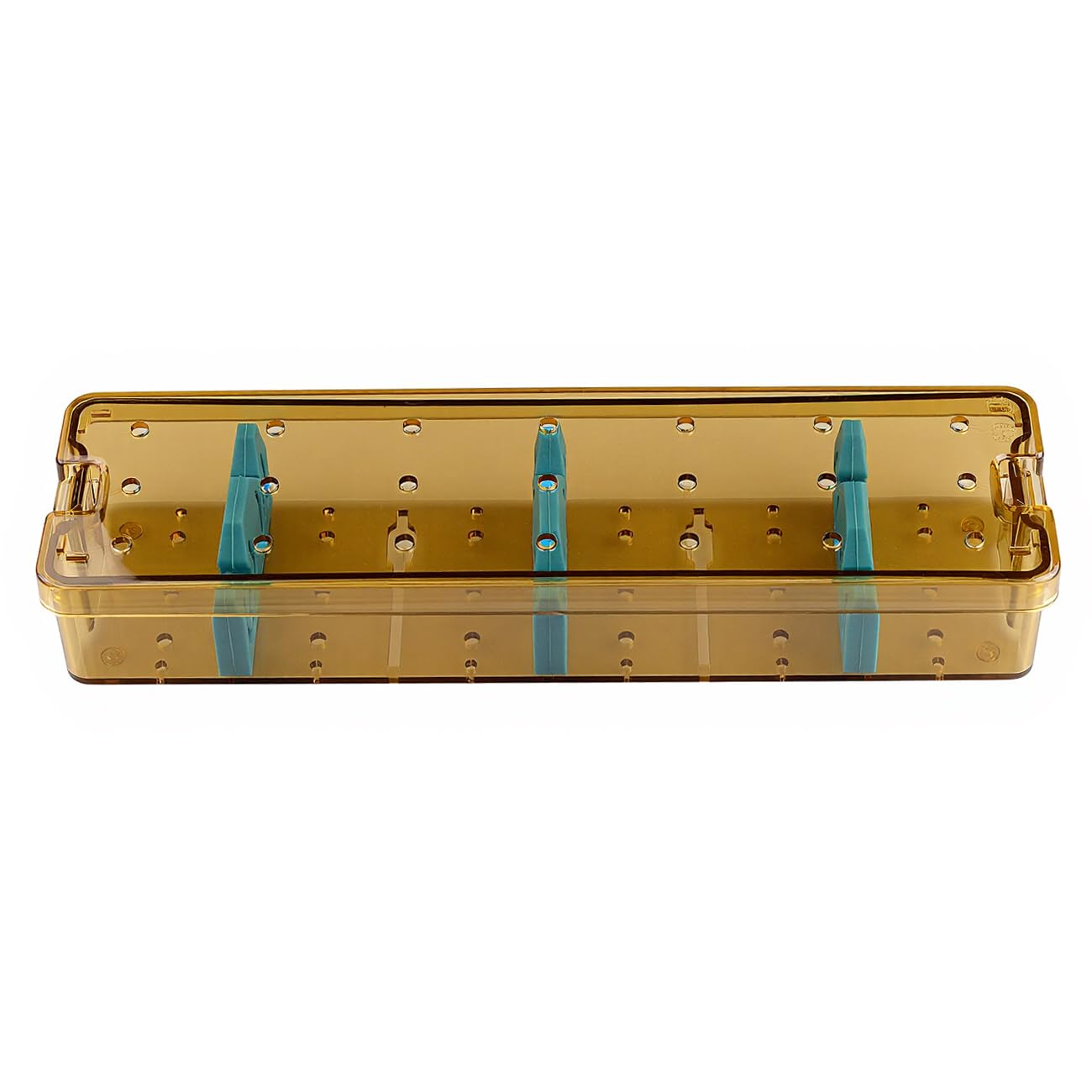 1 pz/piccola scatola di sterilizzazione dell'endoscopio del silicone autoclavabile cassa del vassoio per strumento operativo chirurgico