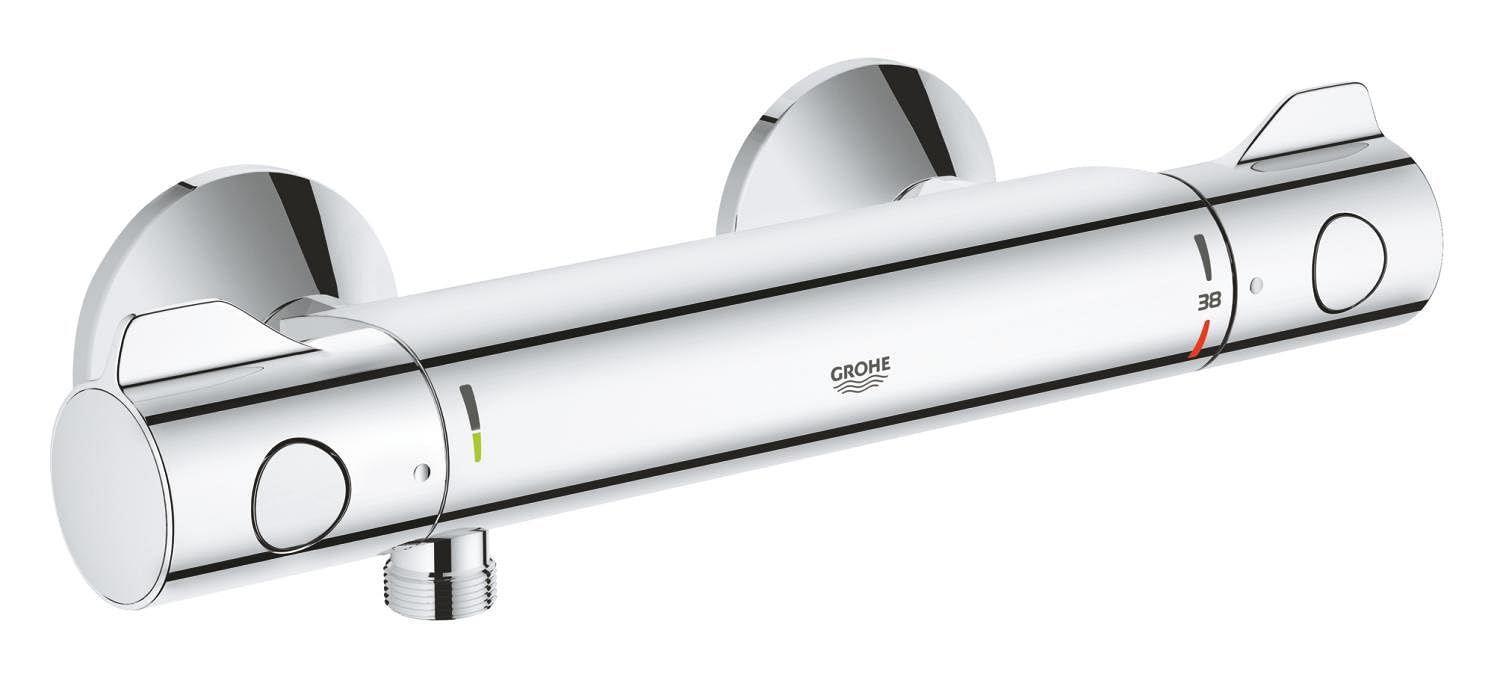 Grohe Grohtherm 800 Miscelatore Termostatico per Doccia 34558000, Cromo, ‎38.8 x 12.8 x 8.8 cm
